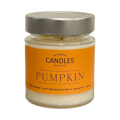 CANDLES IN UA Аромасвічка PUMPKIN (гарбуз) 120г