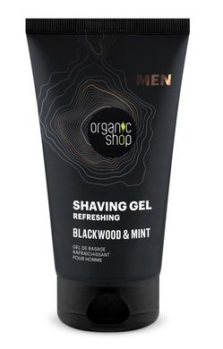 ORGANIC SHOP MEN Гель для бритья Освежающий Blackwood and Mint 150мл