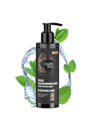 ORGANIC SHOP MEN Гель для вмивання Blackwood and Mint 200мл