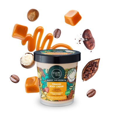 ORGANIC SHOP Body Desserts Крем для тела Caramel Cappuccino Укрепляющий 450мл