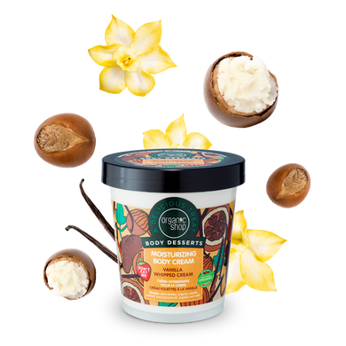 ORGANIC SHOP Body Desserts Увлажняющий крем для тела Vanilla 450мл