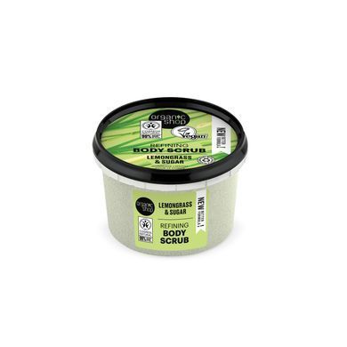 ORGANIC SHOP Скраб для тіла "ЛЕМОНГРАС і ЦУКОР" 250мл