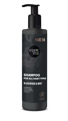 ORGANIC SHOP MEN Шампунь для всех типов волос Blackwood and Mint 280мл