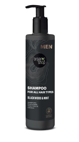 ORGANIC SHOP MEN Шампунь для всіх типів волосся Blackwood and Mint 280мл