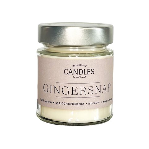 CANDLES IN UA Аромасвеча GINGERSNAP (имбирное печенье) 120г