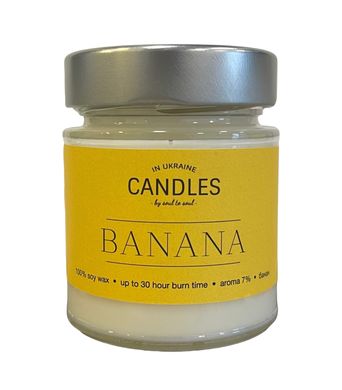 CANDLES IN UA Аромасвеча BANANA (банан) 120г