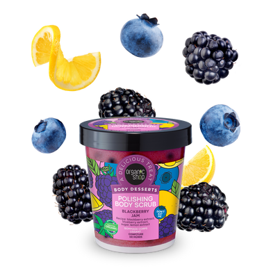 ORGANIC SHOP Body Desserts Скраб для тіла Поліруючий "BLACKBERRY JAM" 450мл