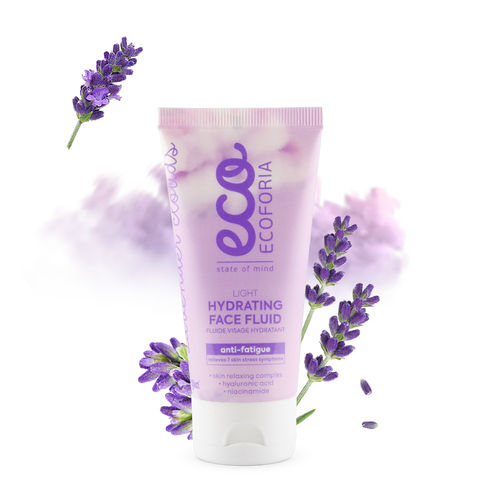 ECOFORIA Lavender Clouds Флюїд для обличчя Легкий зволожуючий 50мл