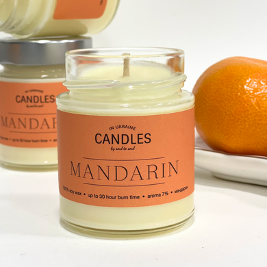 CANDLES IN UA Аромасвеча MANDARIN (мандарин) 120г