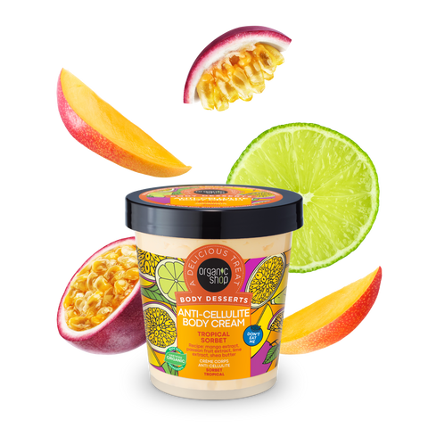 ORGANIC SHOP Body Desserts Антицелюлітний крем для тіла "TROPICAL SORBET" 450мл