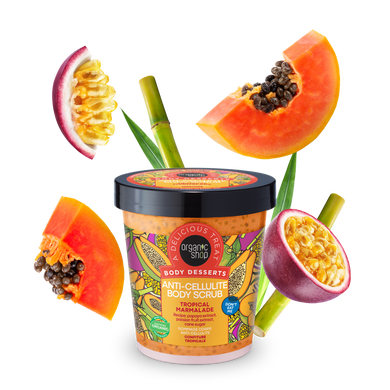 ORGANIC SHOP Body Desserts Антицелюлітний скраб для тіла "TROPICAL MARMALADE" 450мл