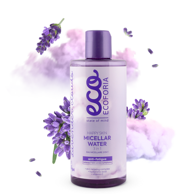 ECOFORIA Lavender Clouds Міцелярна вода Happy Skin 3в1 300мл