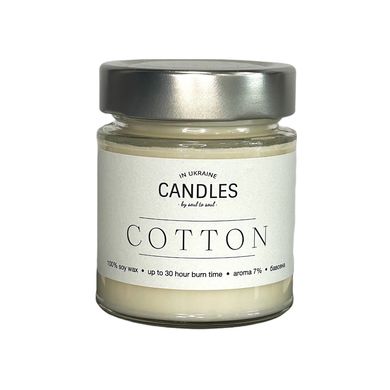 CANDLES IN UA Аромасвеча COTTON (хлопок) 120г