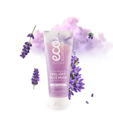 ECOFORIA Lavender Clouds Маска-пілінг для обличчя Glow Infusion 75мл