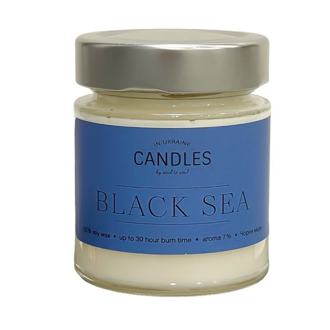 CANDLES IN UA Аромасвічка BLACK SEA (чорне море) 120г