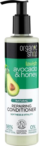 ORGANIC SHOP Бальзам для волосся "Avocado & Honey" 280мл